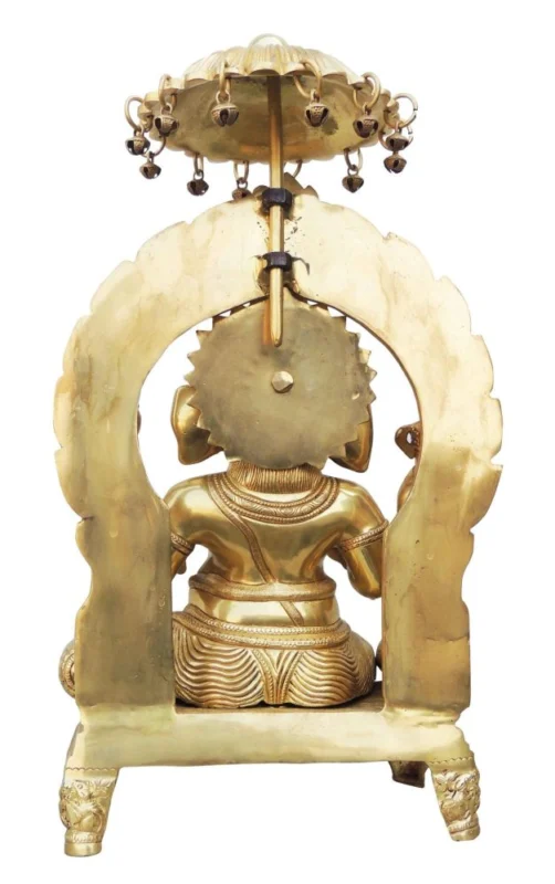 Ganesh Ji Idol in Brass (Umberala), 18 inch