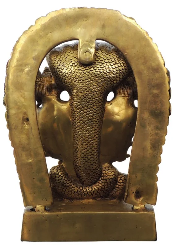 Vishnu Ji Idol in Brass (Das Avatar), 11 inch
