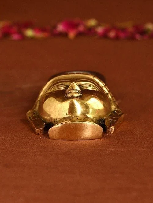 Brass & Buddha Shape Lock, 7 inch