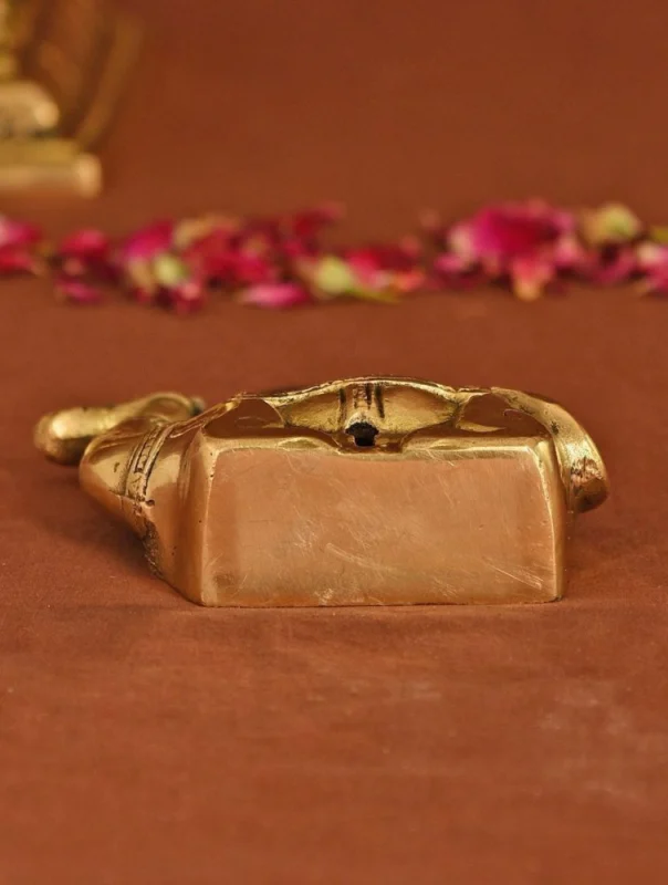 Brass & Camel Shape Lock, 4.5 inch