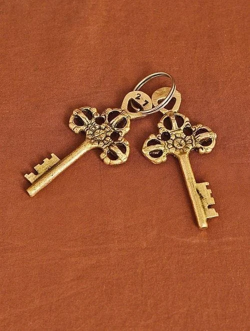 Brass & Fish Shape Lock, 7 inch