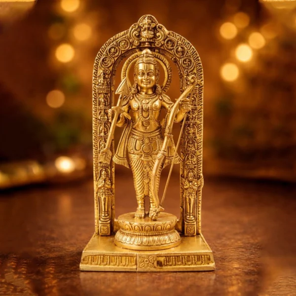 Ram Lalla Idol in Brass (Ramlala), 24 inch, brass, Vedikcraft Moradabad