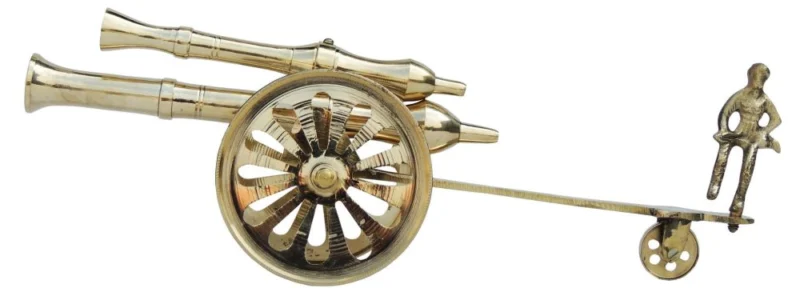 Brass Miniature Small Toop Cannon, 5.7 inch (No. 16)