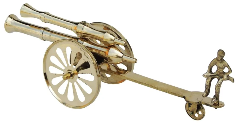 Brass Miniature Small Toop Cannon, 5.7 inch (No. 16)