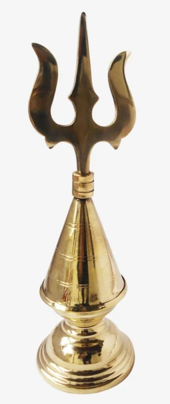 Brass Kalash for Pooja (Solid), 10.9 inch