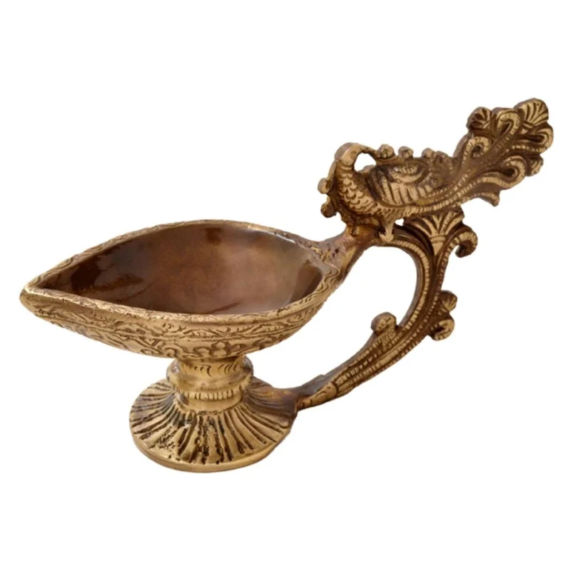Brass Table Diya (Deepak), 3.5 inch