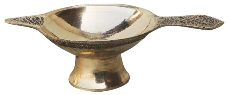 Brass Table Diya (Deepak), 1 inch (No. 1)