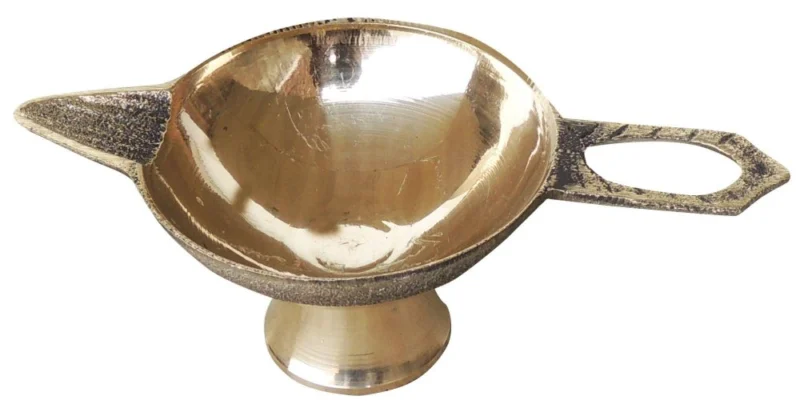 Brass Table Diya (Deepak), 1.7 inch (No. 4)