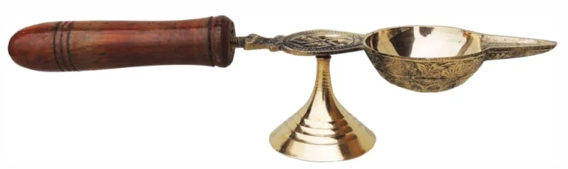 Brass Table Diya (Deepak), 2.2 inch