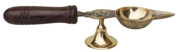 Brass Table Diya (Deepak), 2 inch, brass, Vedikcraft Moradabad
