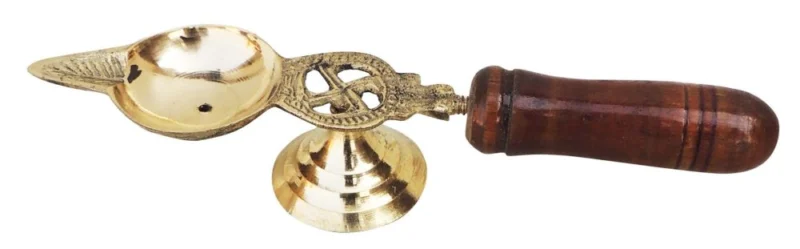 Brass Table Diya (Deepak), 1 inch, 40 g