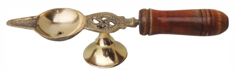 Brass Table Diya (Deepak), 1.2 inch
