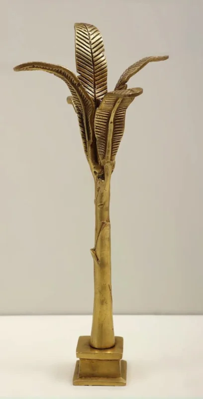 Brass Tree Showpiece (Banana), 11.5 inch