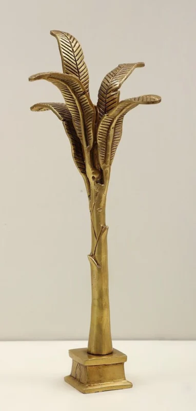 Brass Tree Showpiece (Banana), 11.5 inch