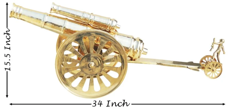 Brass Cannon, 15.5 inch – Antique Décor