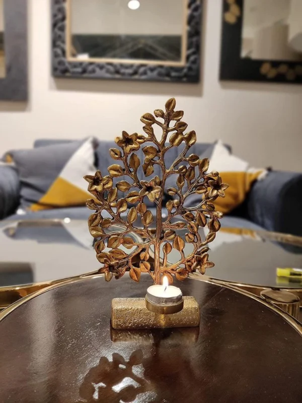 Brass Kalpavriksha Tree Showpiece, 9.5 inch, 790 g