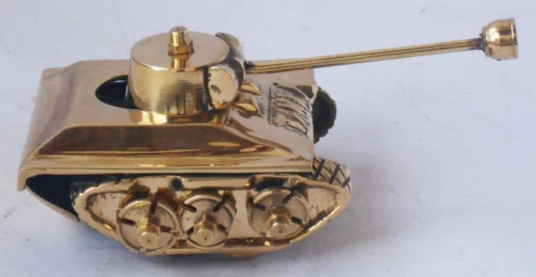 Brass Miniature Tank, 2.5 inch, brass, Vedikcraft Moradabad