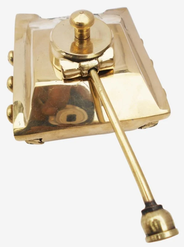 Brass Miniature Tank, 3 inch