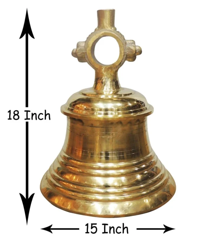 Brass Hanging Temple Bell (Ghanti), 30.7 kg