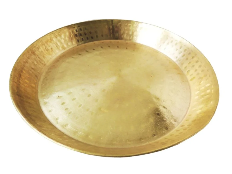 Brass Pooja Thali (Thaal Diameter), 22 inch