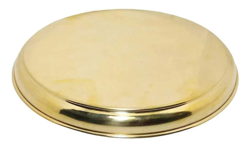 Brass Pooja Thali, 14 inch