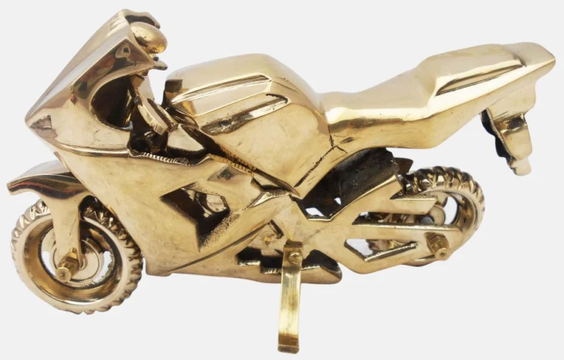 Brass Miniature Bike R15, 4 inch – Toy for Children