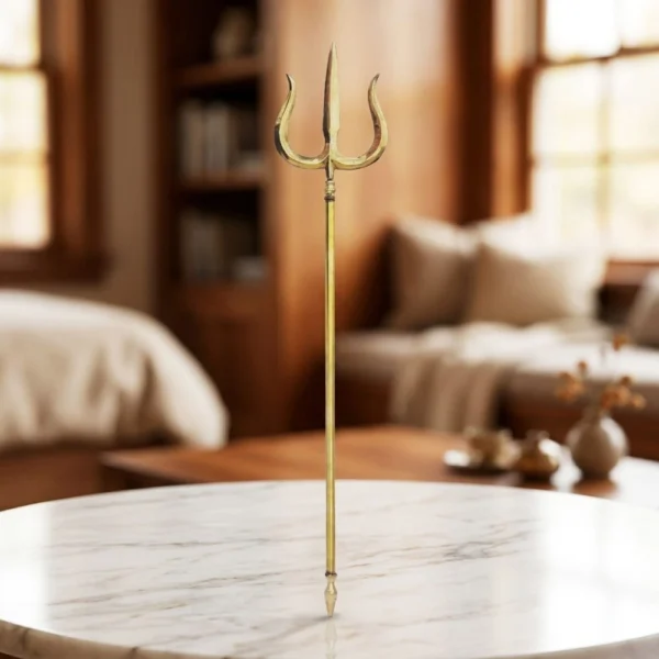 Brass Trishul for Pooja, 30 inch, brass, Vedikcraft Moradabad