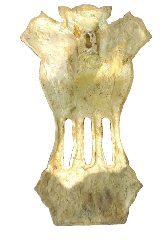 Ashoka Pillar (Ashok Stambh) Statue in Brass (Lath), 14 inch, 2.58 kg
