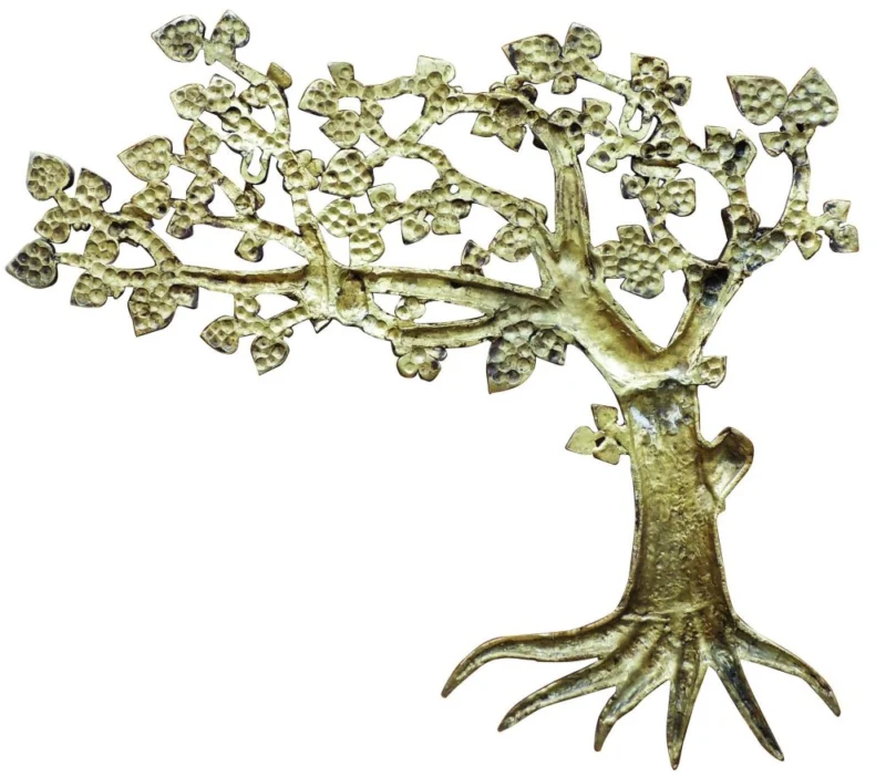 Brass Wall Hanging Tree (Kalpavriksha), 3.63 kg