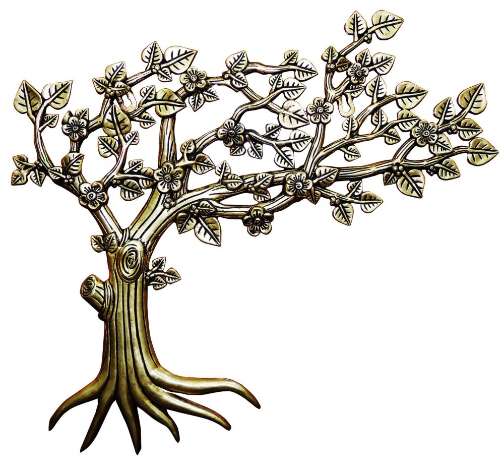 Brass Wall Hanging Tree (Kalpavriksha), brass, Vedikcraft Moradabad