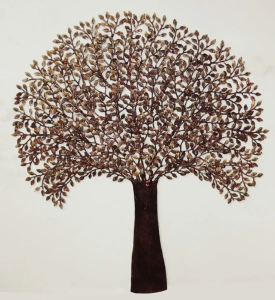 Brass Wall Hanging Tree (Kalpavriksha), 40 inch, brass, Vedikcraft Moradabad