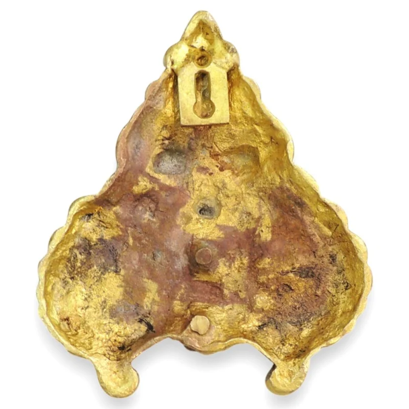 Brass Wall Hanging Decorative (Yali Door Face), 6 inch