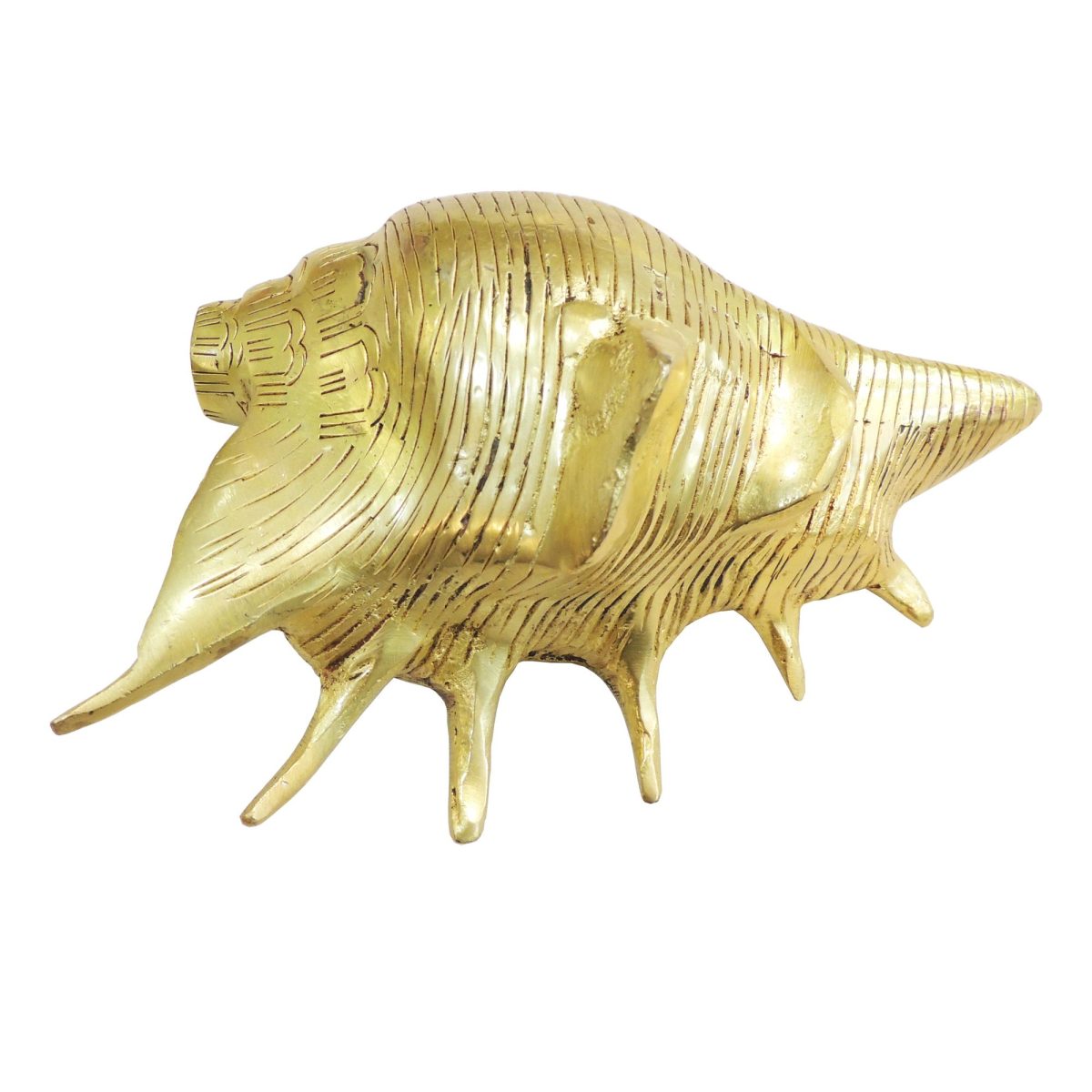 Brass Shankh for Pooja (Shell), 3 inch, brass, Vedikcraft Moradabad