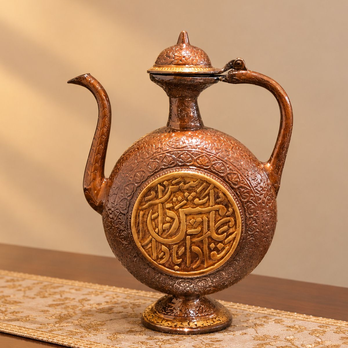 Brass Jug, brass, Vedikcraft Moradabad