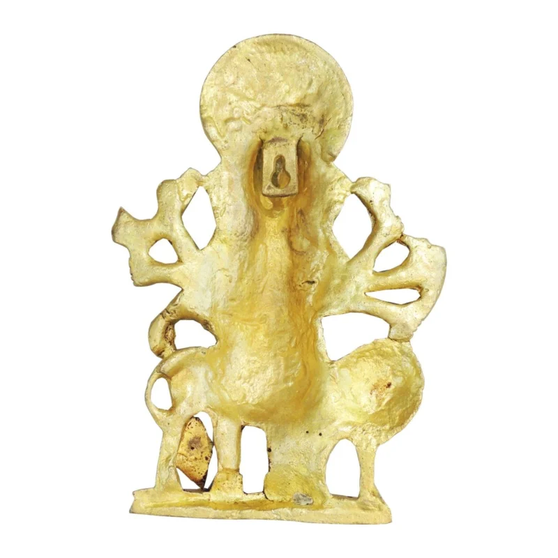 Ganesh Ji Idol in Brass, 9 inch, 1.56 kg