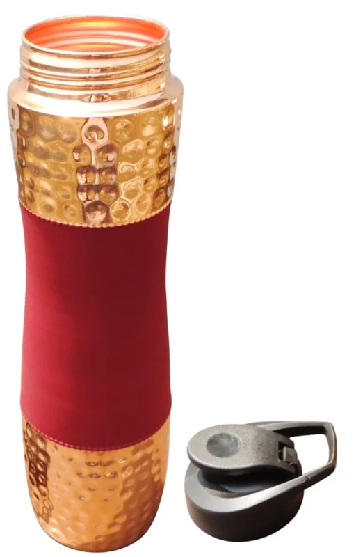 Copper Water Bottle (Silk), 11.5 inch, Copper