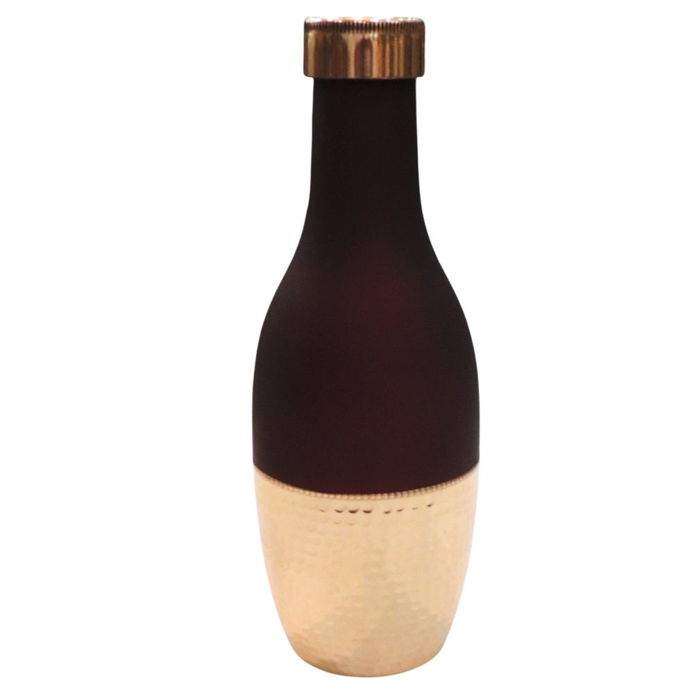 Copper Water Bottle (Dringking), 11 inch, Vedikcraft Moradabad