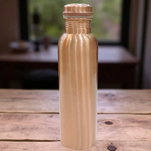 Copper Water Bottle (Dringking), 10.5 inch, Vedikcraft Moradabad