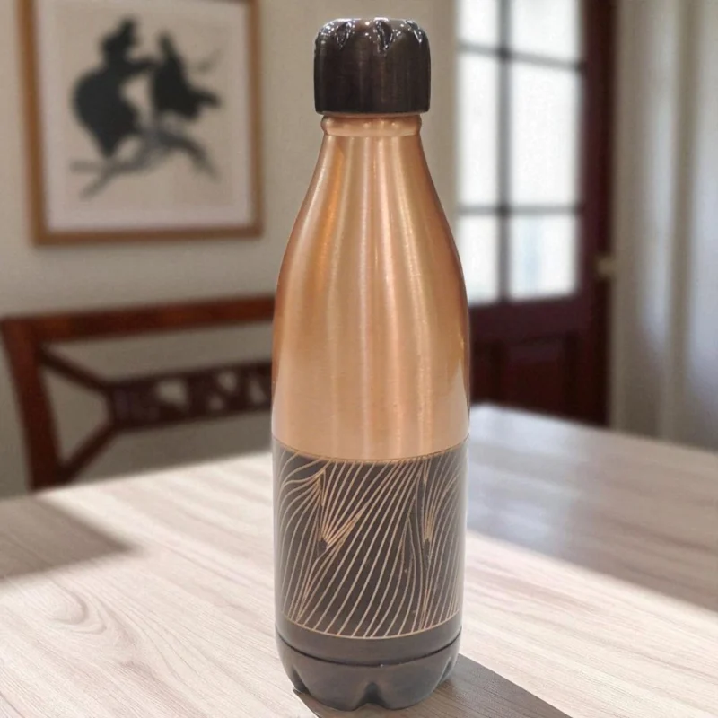 Copper Water Bottle, 9.5 inch