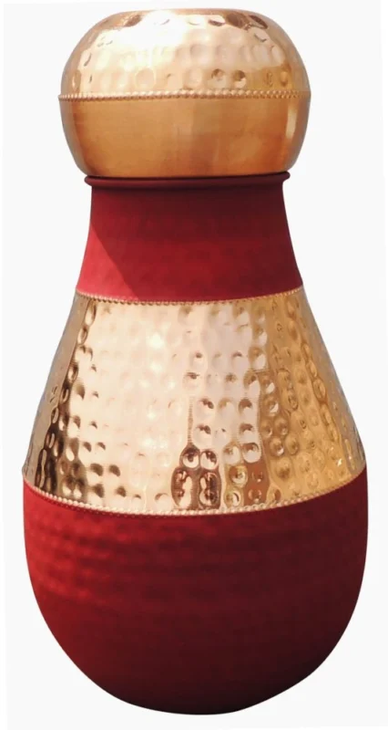 Copper Water Bottle (Silk), 3.5 inch