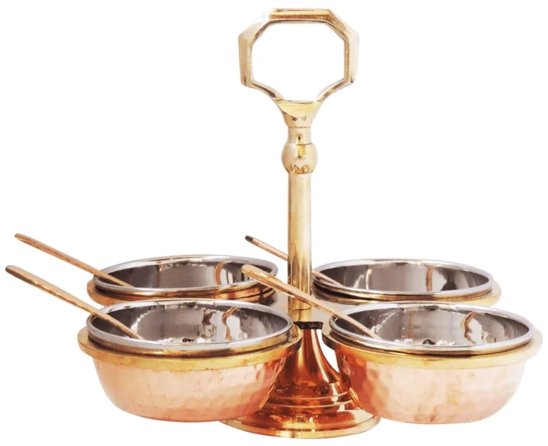 Copper Bowl (Pickel Achar), 7.5 inch