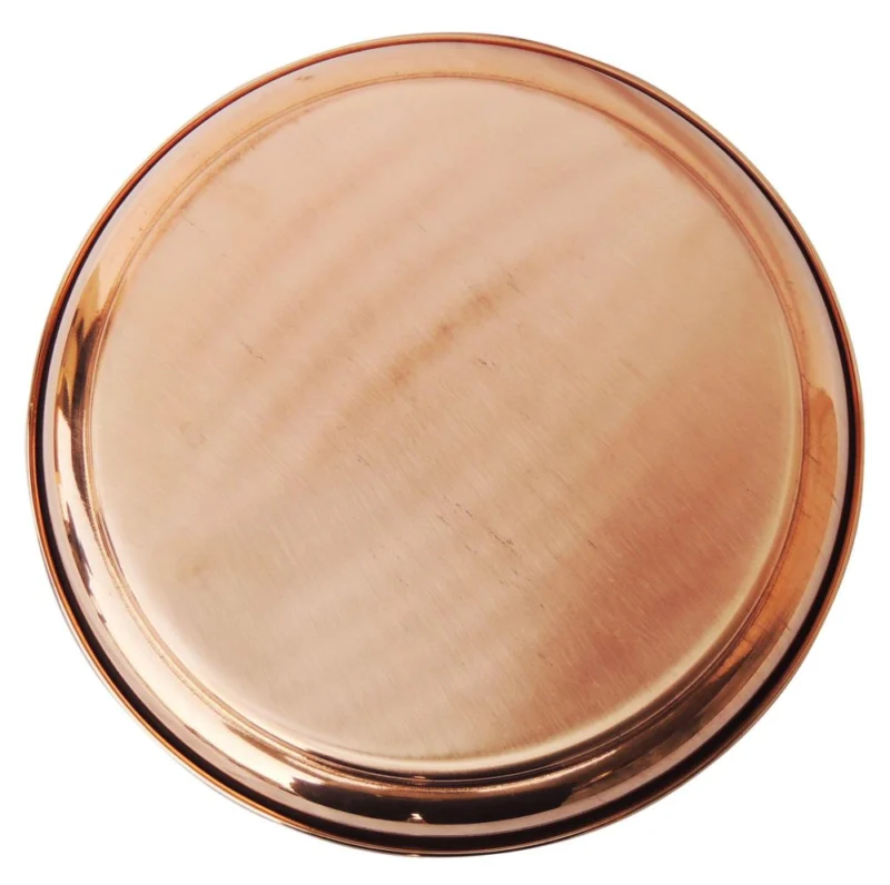 Copper Pooja Thali, 11.5 inch