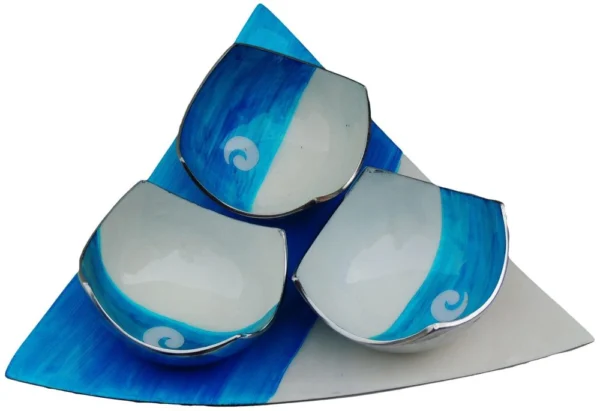 Aluminium Serving Platter, 13 inch, Vedikcraft Moradabad
