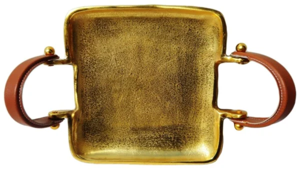 Aluminium Serving Platter (Square), 11 inch, Vedikcraft Moradabad