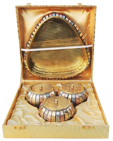 Aluminium Bowl (Supari), design BC174-D, Vedikcraft Moradabad