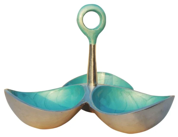 Aluminium Bowl (Three), 9.5 inch, Vedikcraft Moradabad