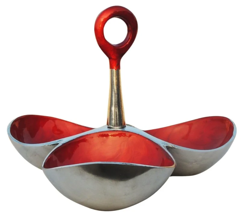 Aluminium Bowl (Three), 9.5 inch