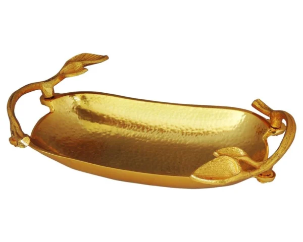 Aluminium Serving Tray, 13.5 inch, Vedikcraft Moradabad