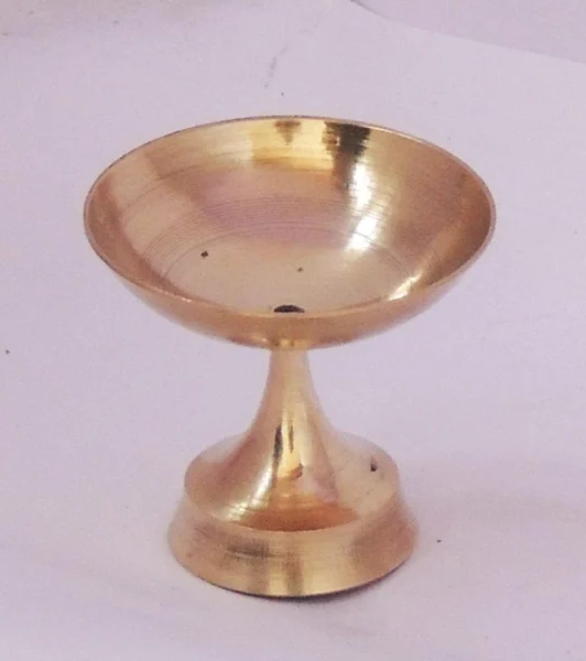 Brass Diya (Deepak) (Niranjan), brass, Vedikcraft Moradabad