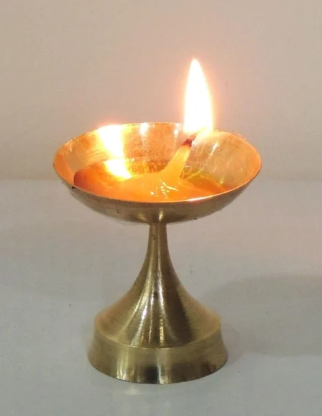 Brass Diya (Deepak) (Niranjan), brass, Vedikcraft Moradabad